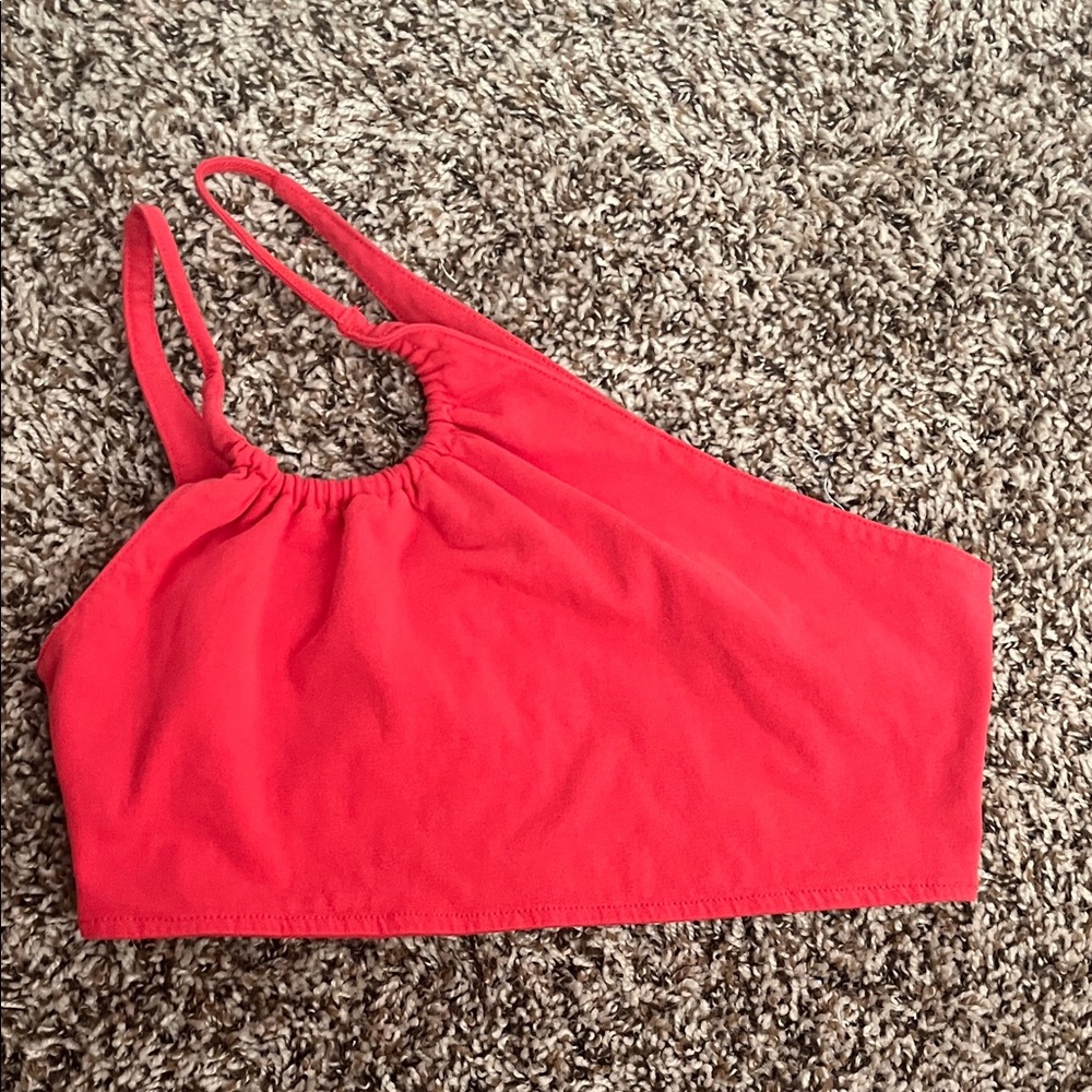 Anthropologie Cut Out Crop Top